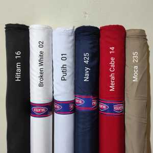 Kain Furing Asahi Grade A eceran per meter Bahan furing atau lapisan alam baju hamis kemeja jas jaket rompi dll