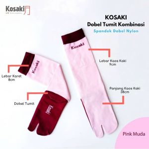Kaos Kaki Muslimah Kaos Kaki Wanita Kosaki Kombinasi M Kaos Kaki Jempol Kaos Kaki Dobel Tumit Kaos Kaki Dobel Nylon