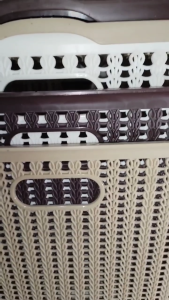 Kitchen Household Organizer/ Multipurpose Storage Basket/Rattan Storage Box with Lid/Multipurpose Office School Supplies Storage Basket