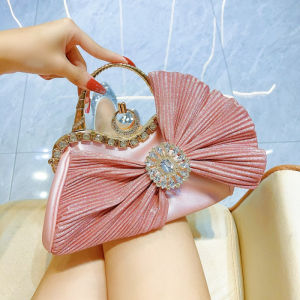 MEIFEI | Sparkling Hand-Embroidered Diamond Clutch Evening Bag