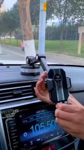 ที่วางโทรศัพท์ในรถ หมุนได้ 360 องศา ปรับได้3ระดับ ติดได้ทั้งหน้าคอนโซลและกระจกรถ ที่วางโทรศัพท์ในรถยนต์