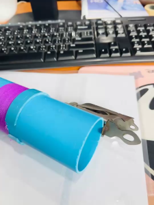 ไลลากระบอกล็อกออโต้พร้อมสายยาว 40 เมตร + ขาล็อกออโต้ (สินค้าขายเป็นชุด)