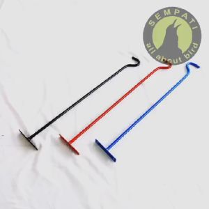 SEMPATI Gantungan Besi Serba Guna Tempel Tembok Dinding Atap Gantungan Sangkar Kandang Burung Murai Lovebird Kotak Bulat Oval Gantungan Hanger Gantungan Pot Tanaman Hias