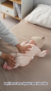 COD 2 IN 1 Bantal Penenang Bayi Tepuk Plam Penenang - Atasi Susah Tidur dengan Remote control White Noise