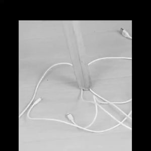 6PCS Magnetic Cable Clips Cable Smooth Adjustable Cord Holder Cable Organizer Holder Under Desk Cable Management