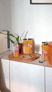 Nước Ép Trái Cây SMOOVI vị Mâm Xôi Vải | Chai thuỷ tinh 250ml - 100% nghiền từ trái cây tươi nhập khẩu chính hãng từ Úc không hương liệu nhân tạo