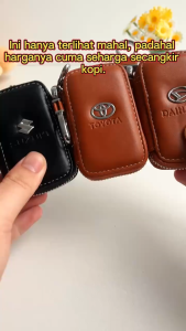 Gantungan Kunci Mobil Motor LOGO / Dompet Kunci Mobil Stnk Premium Zipper / Anti Lost Gantungan & Sarung Kunci Kendaraan