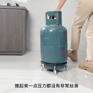 【PH Stock】Gas Cylinder Trolley | Extra-Thick Metal with 360° Wheels & Brake | IPX4 Rust-Proof Holds 11-16kg LPG Tanks | Manila COD Fast Delivery