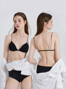 SHE HALO | Ultra-Thin Straps Triangle Cup Front Closure Bra