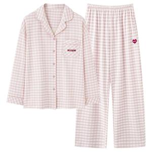 Miiow | 100% Cotton Womens Long Sleeve Sleepwear Set