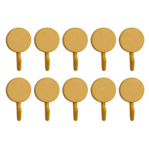 10/20pcs Self-Adhesive Hooks Wall Mounted Hanger Multifunctional Coat Bag Towel Storage Holders Racks Organizer For Living Room