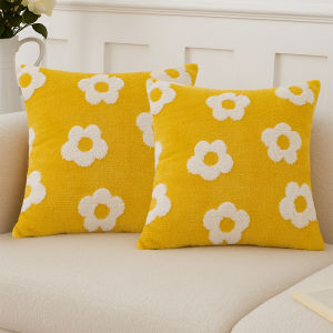 1pc flower Pillowcase Light Luxury Pillowcase BackrestCushion Couple Pillow Living Room Sofa home decoration