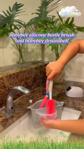 Babybee Baby Bottle Brush Cleaning Set 3pc Bottle Cleaner