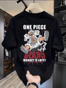 Áo Thun Cotton Nam Tay Ngắn Mùa Hè in Họa Tiết Hoạt Hình Dáng Rộng Thoải Mái Thời Trang Thường Ngày Chất Liệu Cotton Nguyên Chất