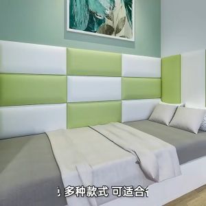 3D Soft Foam Cushion Anti-collision Thickness 3.2cm DIY Self-Adhesive Wall Stickers Waterproof headboard wallpaper