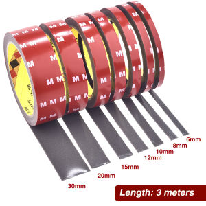 3/M Long Extra Strong Double Sided Tape Adhesive 0.4mm Thick For Car Home Industry Special Strong Double-Sided Tape