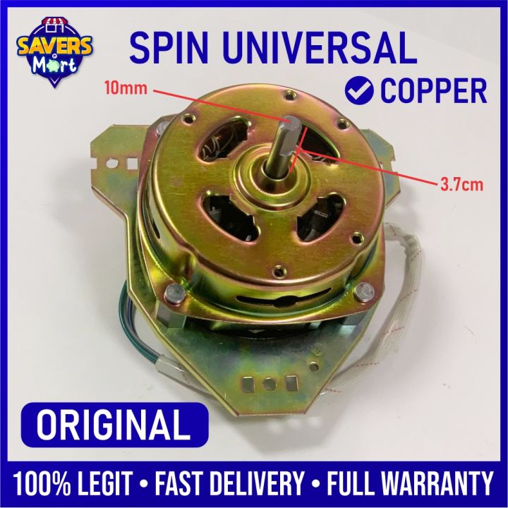 Washing Machine Spin Motor UNIVERSAL 10mm / Original Copper Lazada PH
