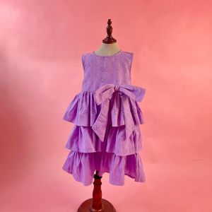 Little Vella Ruffled Layered Sleeveless Eyelet Dress ( 2-9 Years Old)