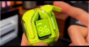 Headset Bluetooth TWS HiFi stereo dengan mikrofon untuk game IOS earbud nirkabel kontrol sentuh