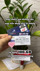 SIM 4G 5G Mobifone Trọn Gói 1 Năm Tặng 100GB/Tháng Tốc Độ Cao Không Cần Gia Hạn Dùng Được Mọi Thiết Bị 12MFY100 | FREESHIP - CHƯA KÍCH HOẠT
