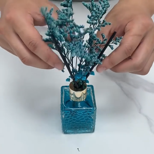 No fire aromatherapy reed diffuser home bedroom lavender dried flower set essential oil