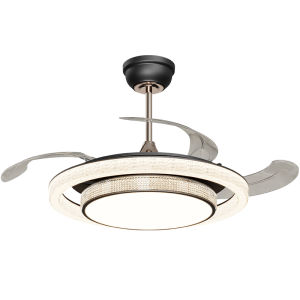 DGY | Vintage Elegant Glacier Invisible Ceiling Fan Light