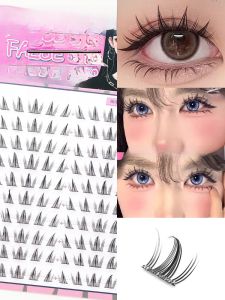 ขนตาปลอมดอกทานตะวันสั้นแบบไม่ต้องทาติดตาแบบธรรมชาติสำหรับผู้หญิง ขนตาปลอมแบบหนา 2025 ใหม่ล่าสุด