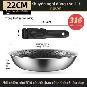 RONGCHUAN | Chảo Nhỏ Gấp Đựng Di Động