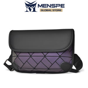 MENSPE กระเป๋ากระเป๋าคาดหน้าอกร่อซู้ลผู้ชายแฟชั่นกระเป๋าสะพายไหล่กันน้ำกระเป๋าสะพายข้างความจุขนาดใหญ่กระเป๋าถนนกีฬาลำลองแบบเรียบง่ายสำหรับเสื้อยืดผู้ชาย