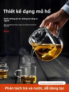 GIANXI | Home New Design Tea and Water Separation Glass Teapot