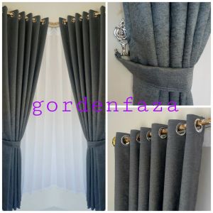 Gorden jendela Dan Pintu Blackout Polos impor Tebal