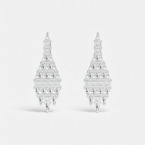 Dangling Geometric Design Earrings