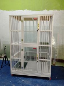 kandang kucing 2 pintu