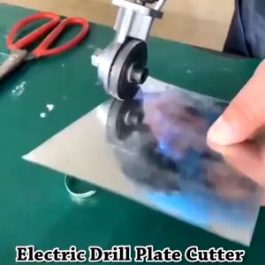 【MLADEN】Electric Drill Refitting Plate Shears Metal Iron Quick Cutting Nibbler Cutter Retrofit Punch Scissor Cutting Tool