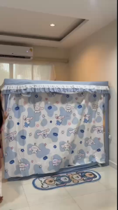 สินค้าอัพเกรด โครงเหล็กสำหรับคนขี้เกียจ ประกอบง่าย ทำความสะอาดง่าย มุ้งกันยุง 4 ฟุต 5 ฟุต 6 ฟุต 6.6 ฟุต มุ้งครอบผู้ใหญ่มุ้งเต็นท์มุ้งแบบห้องนอนมุ้งครอบเด็กแรกเกิด mosquito net มุ้งมีม่าน มีรับประกัน มีความเป็นส่วนตัว ติดตั้งง่าย