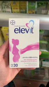 ELEVIT H/30 viên - TPBVSK bổ sung Vitamin và khoáng chất cần thiết hỗ trợ thai kỳ khoẻ mạnh
