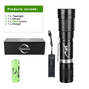 Đèn Pin Lặn Chuyên Nghiệp Độ Sáng Cao Đèn Pin Dưới Nước Chống Nước IPX8 Có Kẹp Kim Loại Để Câu Cá Bằng Lao Và Lặn Sâu