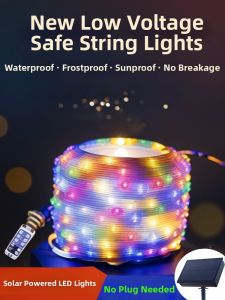 BEAUTY IN THE LIGHT | Waterproof Solar LED String Lights for Outdoor Festive Decoration