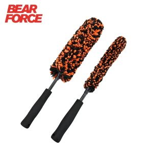 Car Wheel Cleaning Brush Microfiber Bendable Wheel Detailing BrushSoft No-Scratch Car Wheel Rim Cleaner Brush for All Wheel
