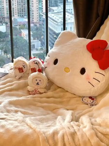 kt หมอนตุ๊กตาแมว ตุ๊กตา หมอนอิง โซฟา เด็กผู้หญิง ของขวัญ