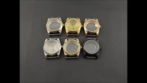 36MM/40MM S Crown Sapphire Crystal Case Stainless Steel For NH34 NH35 NH36 NH38 ETA2824 Movement Mod Parts Datejust Series Case