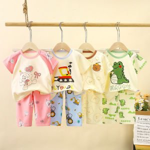 Tagkita | Bộ Đồ Ngủ Cotton Nhẹ Mùa Hè Cho Trẻ Em