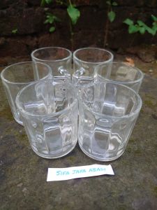 GELAS KACA 6PCS/GELAS KOPI POLOS/GELAS KACA BENING/GELAS KOPI MURAH