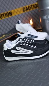 King VIRUS..Sepatu Sneakers Pria K-40 Bahan PU Leather High Quality Sneakers Import Berkualitas Fashion Masa Kini Sol Nyaman Empuk Nyaman Dipakai Saat Berpergian&Santai