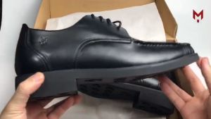 Giày Derby Moctoe Classic MAD nam buộc dây da bò cao cấp chính hãng giá rẻ chất lượng tốt bảo hành trọn đời