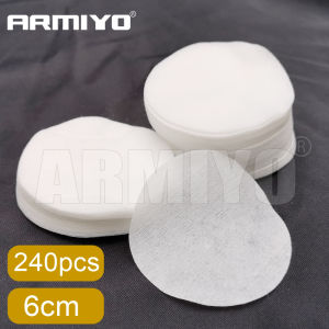 Armiyo 6cm Dia Cleaning Patch Equipment Oil Blotting Paper Cleaning Highly Water Absorption Cotton Tactical Accessories