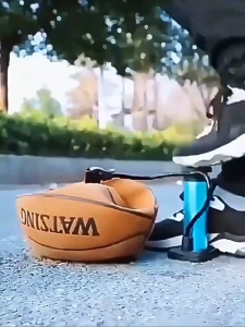 High Pressure Bike Pump Motorcycle Pump With Gauge Portable Tire Inflator Foot Tire Pump For Motorcycle Bike Air Pump