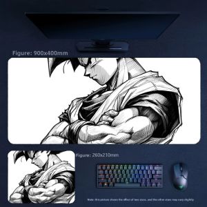 Bandai | Multi-size Boys Office High-quality Leather Mouse Pad Cartoon Anime Dragon Ball Printed Leather Mouse Pad Large Size Table Mat