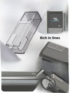 High Power 10000mAh Portable Charger Case Anti-Fall Slip-Resistant Corrugated Full Edge Protection Cover for Xiaomi 165W Cable Included