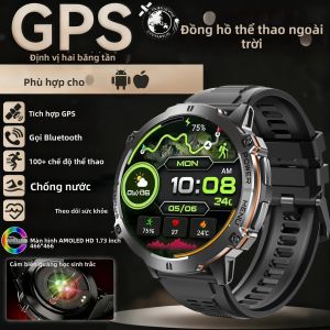 Đồng Hồ Thông Minh TANK X3 Pro Dành Cho Nam Pin 1000mAh Dung Lượng Lớn Định Vị GPS Chống Nước IP68 Tích Hợp Máy Đo Độ Cao Áp Kế La Bàn Theo Dõi Sức Khỏe